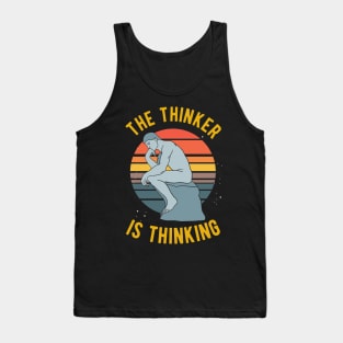 Rodin The Thinker Philosophy Thinking Tank Top